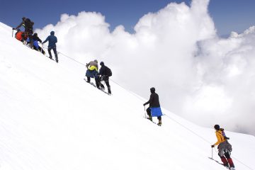 Summit slopes of Mount Elbrus