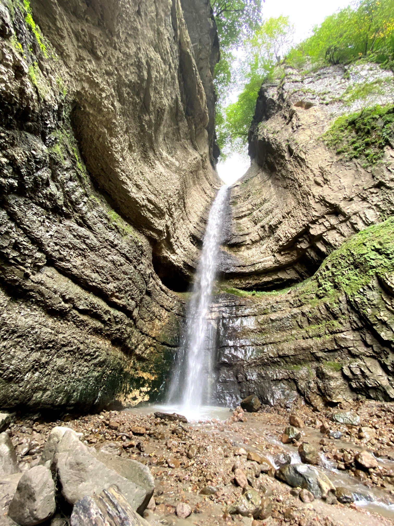 Chegem waterfalls - Big and Small