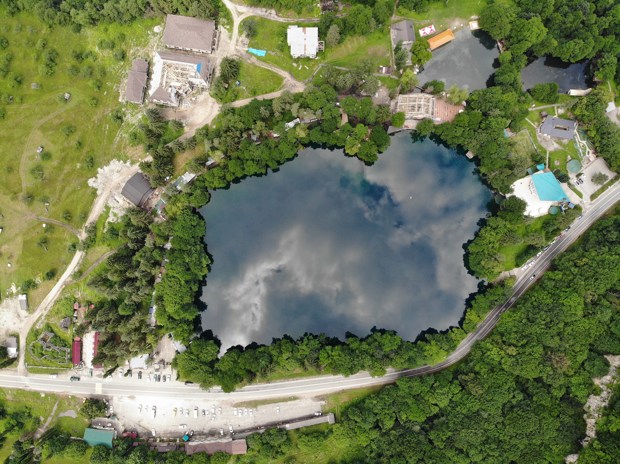 Blue Lakes and Thermal Hot Springs