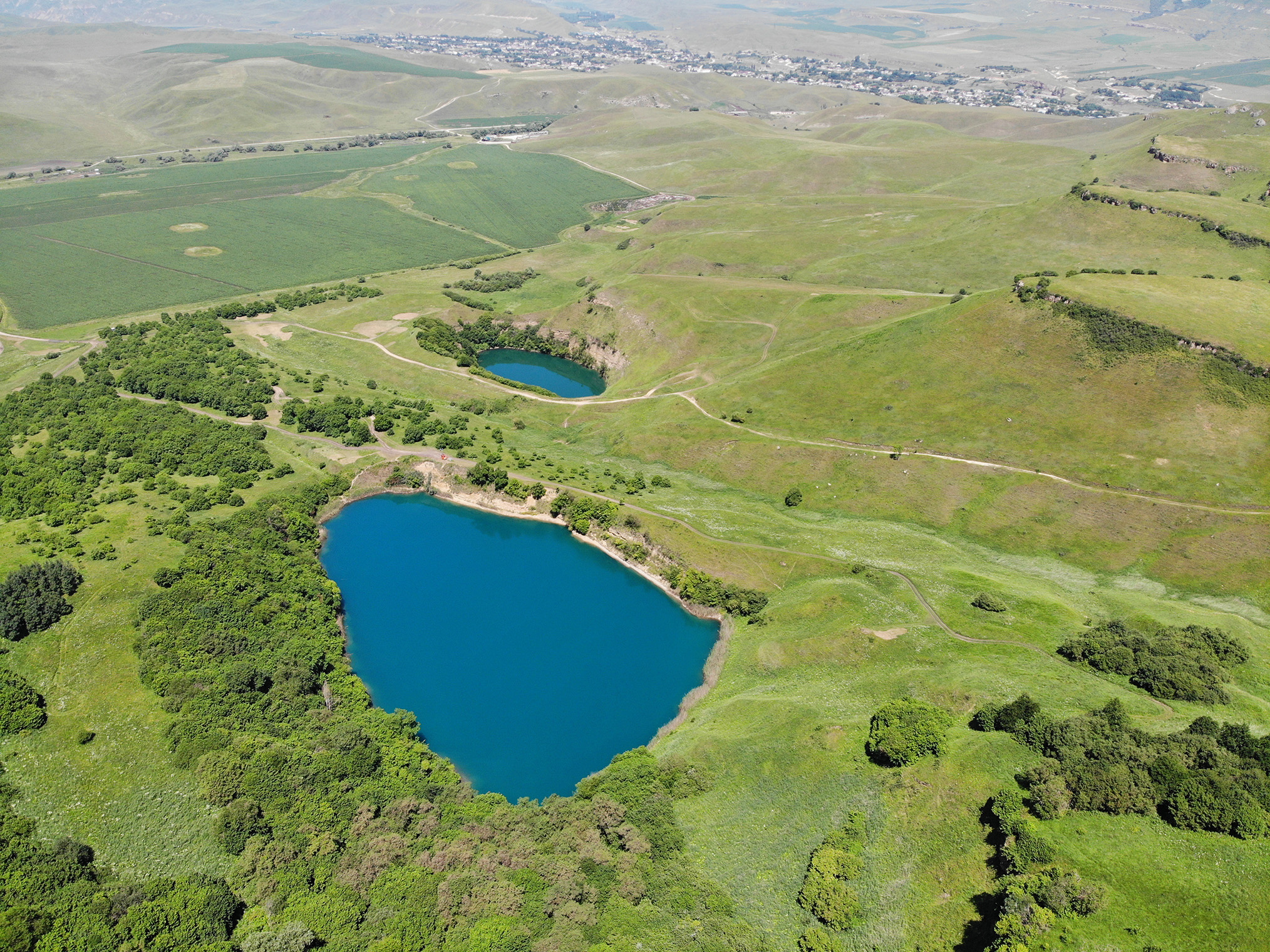 Lake Shadkhurey and Khabaz waterfalls