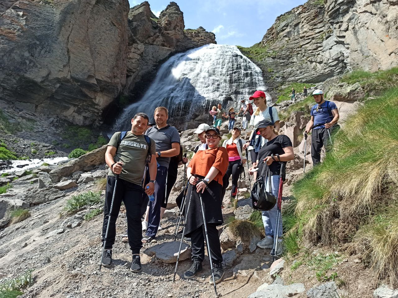 Waterfall Maiden's Braid - Elbrus area - Expedition photo 1