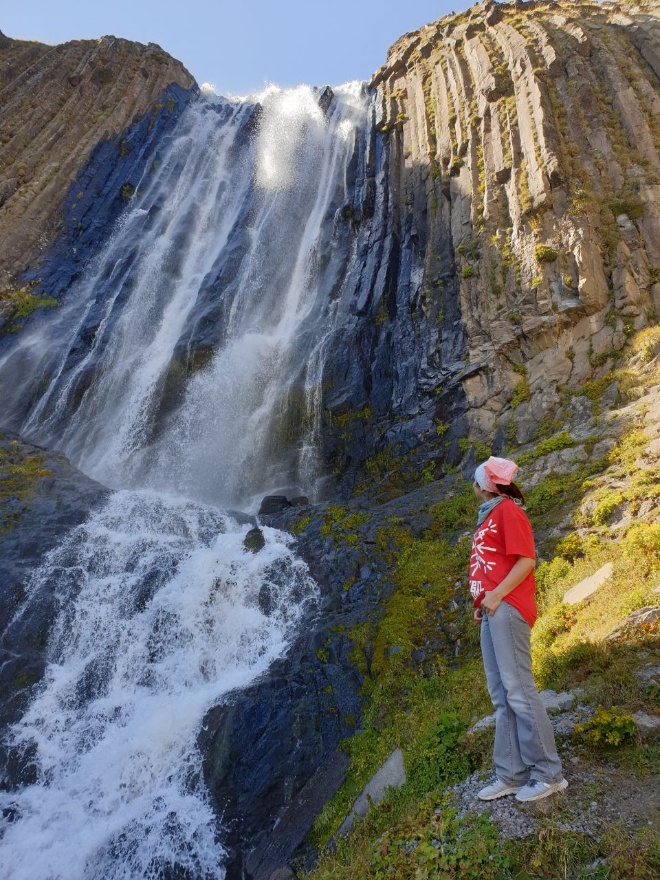 Waterfall Terskol - Elbrus area